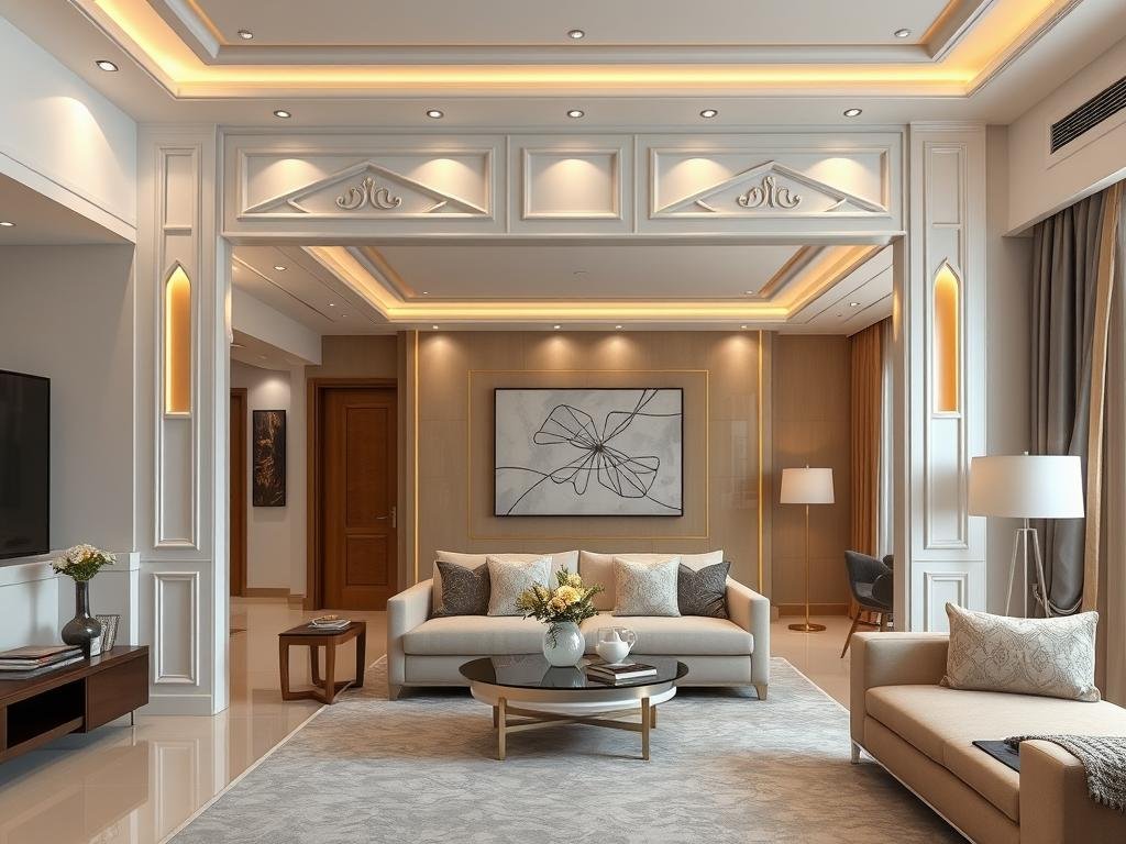 أحدث ديكورات الأسقف المعلقة | أمهر معلم جبس بورد القادسية الكويت